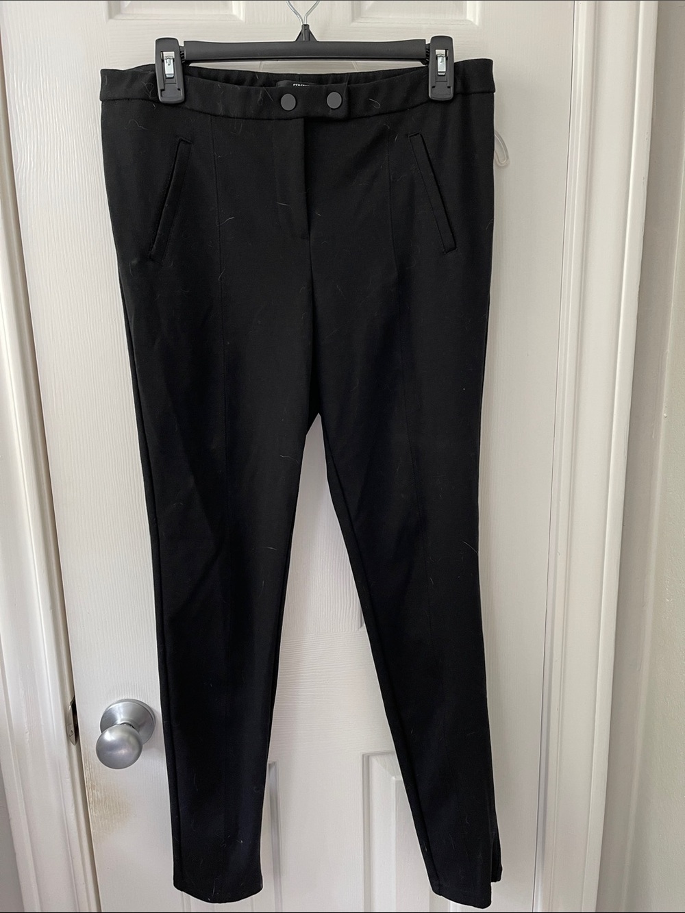 Style & Co. Black Ponte Skinny Pants